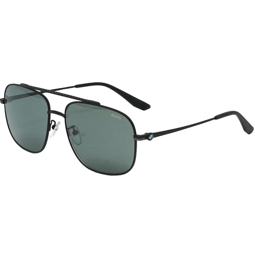 Eckige Aviator-Sonnenbrille mit Doppelsteg