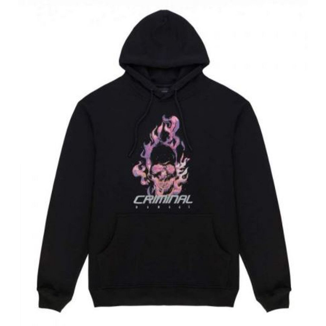 Kapuzenpullover mit Totenkopf-Grafik