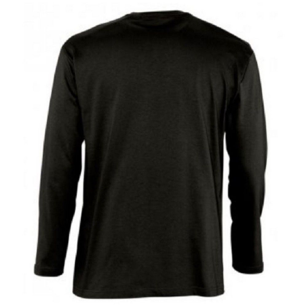 Klassisches Langarm-T-Shirt aus Baumwolle