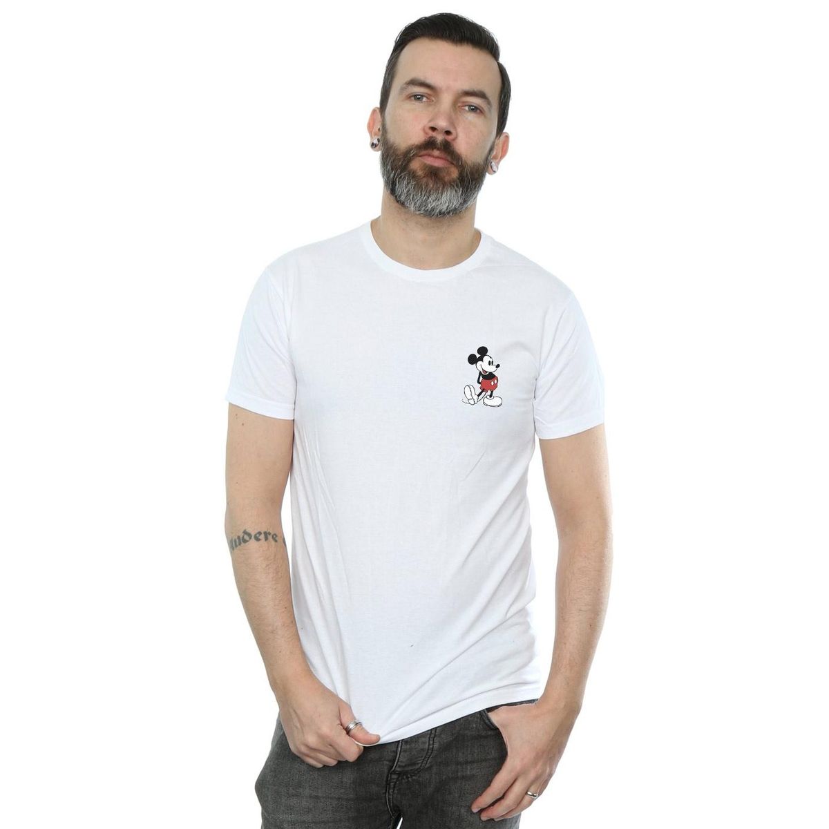Retro Mickey Mouse Grafik T-Shirt