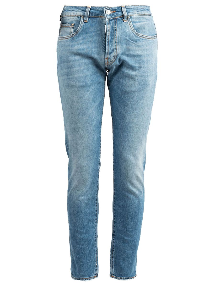 Herren Slim Fit Jeans Denim