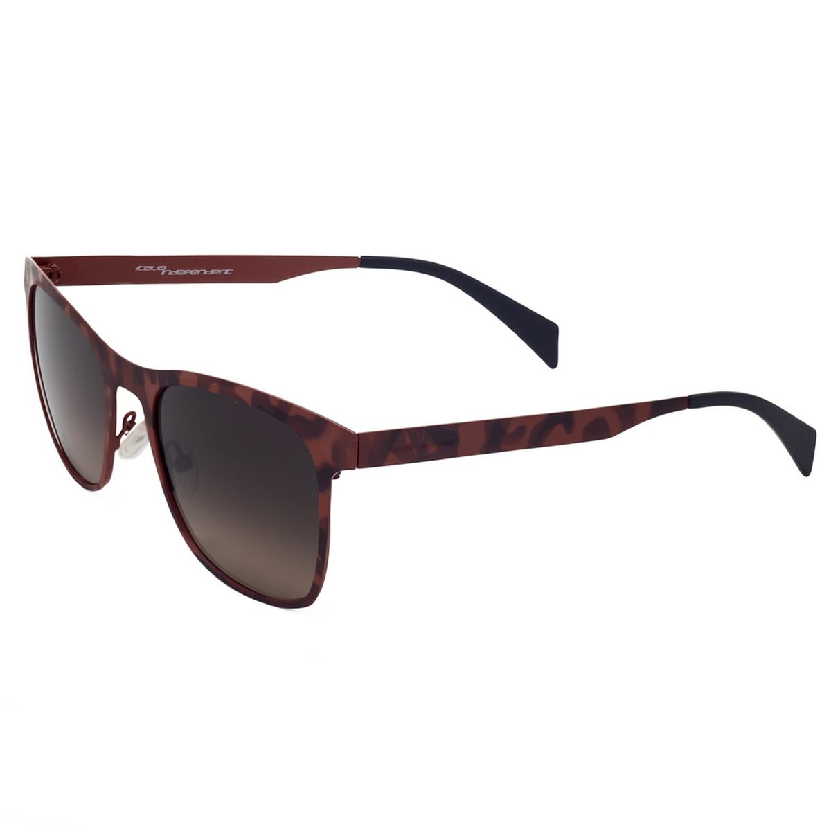 Sonnenbrille mit Metallrahmen im Camouflage-Muster
