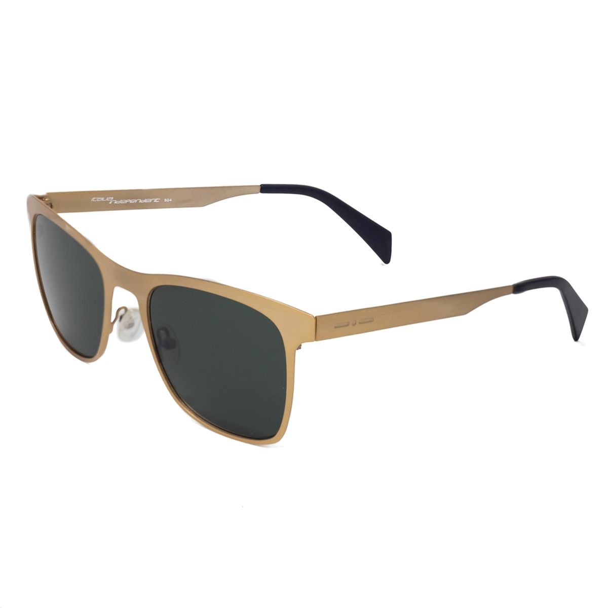 Sonnenbrille mit Metallrahmen im Camouflage-Muster