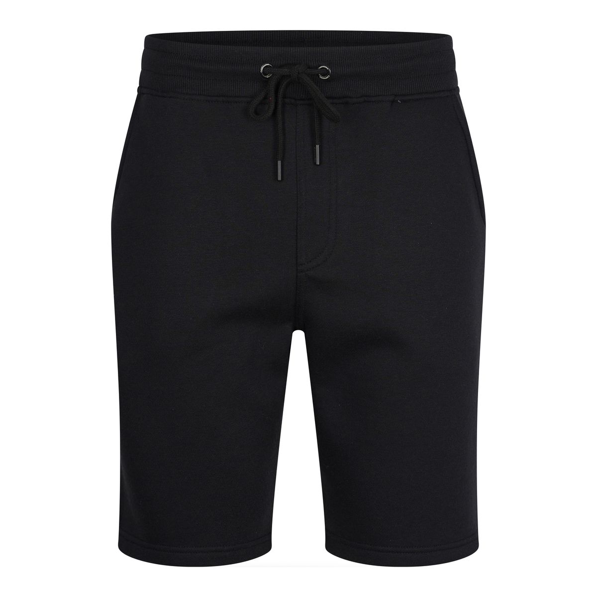 Schwarze Herren-Strickshorts für Loungewear