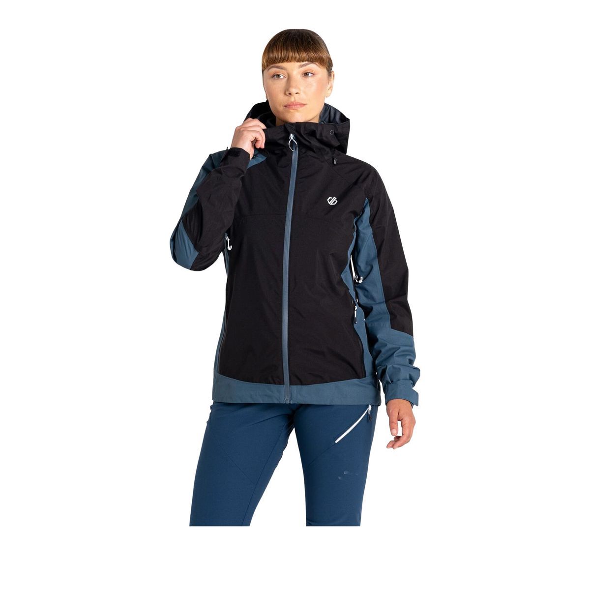 Dare 2B - "Traversing" Jacke, wasserfest für Damen (Schwarz/Orion-Blau)