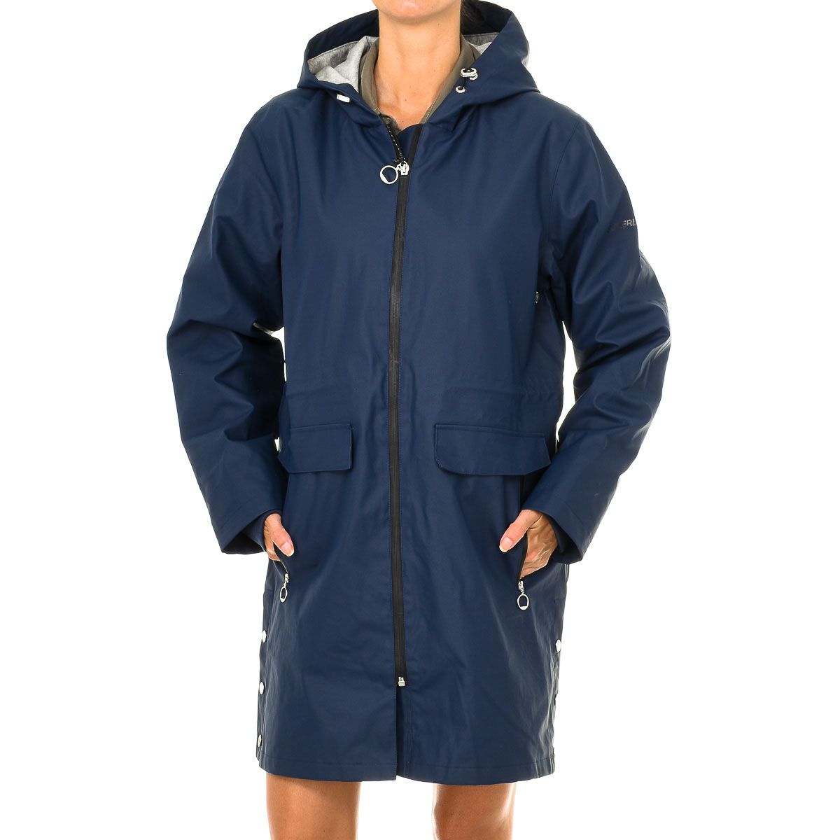 Wasserdichte Regenjacke mit Kapuze für Damen