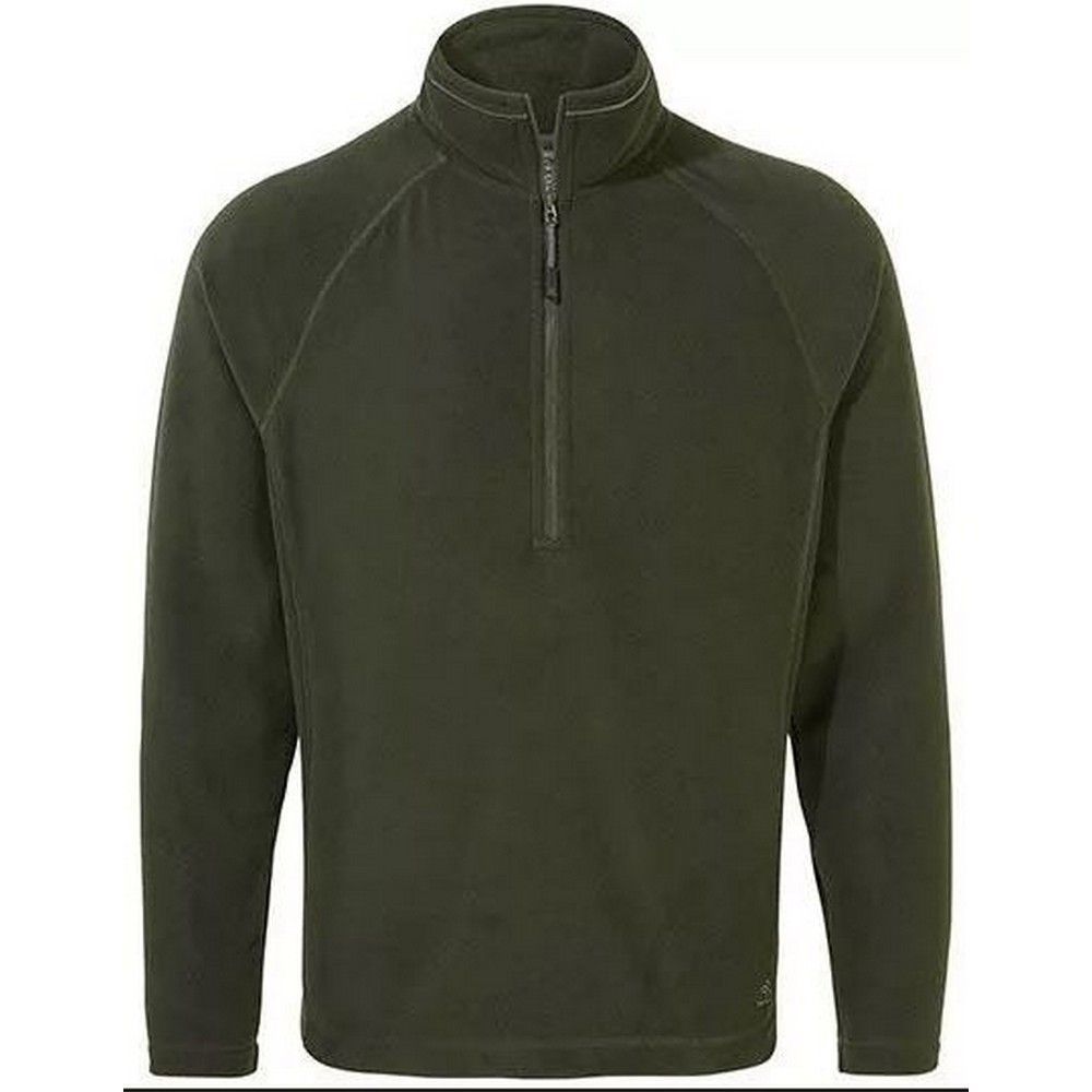 Herren Fleece-Pullover mit halbem Reißverschluss