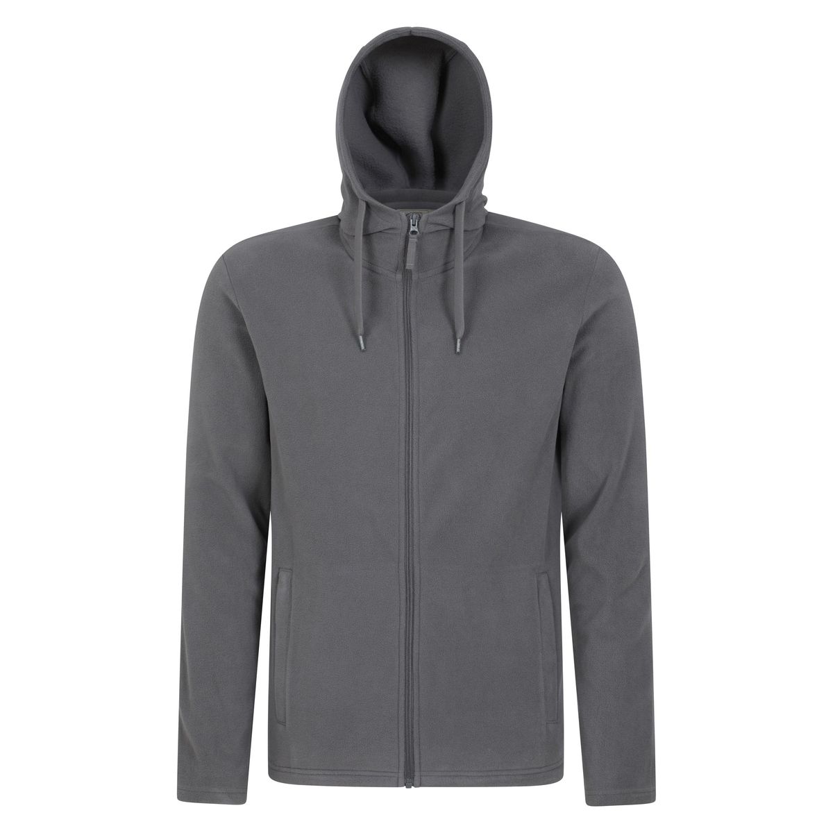 Herren Fleece Hoodie mit durchgehendem Reißverschluss