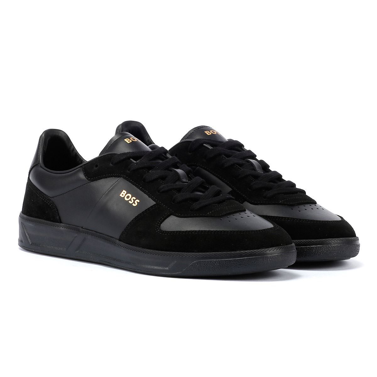 Klassischer Leder- und Wildleder-Sneaker