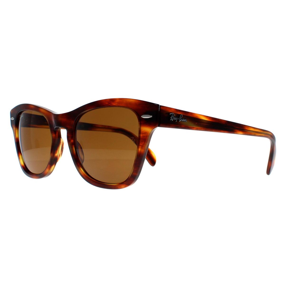 Klassische rechteckige Acetat-Sonnenbrille