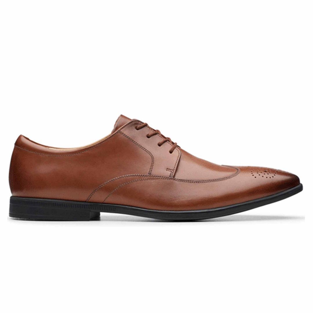 Herren Leder Wingtip Oxford Business Schuh
