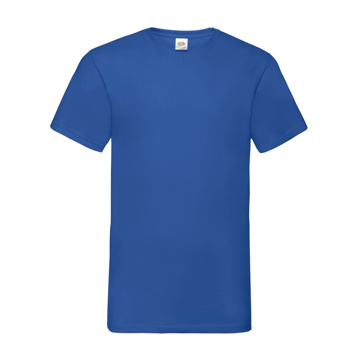 Klassisches königsblaues Baumwoll-T-Shirt