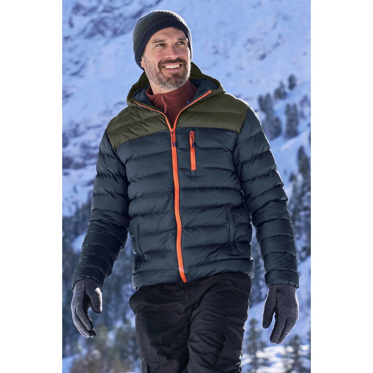Mountain Warehouse - "Link" Steppjacke für Herren (Khakigrün)