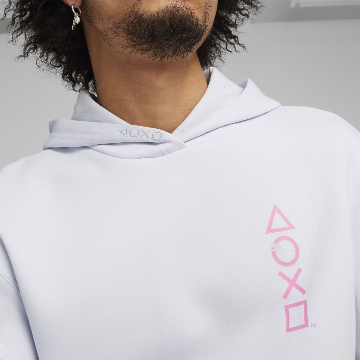 Gaming-Inspirierter Spacer-Gewebe Hoodie