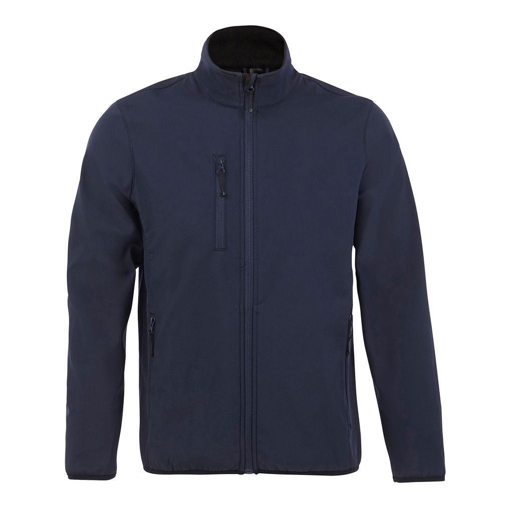 Herren Marineblaue Softshell Jacke