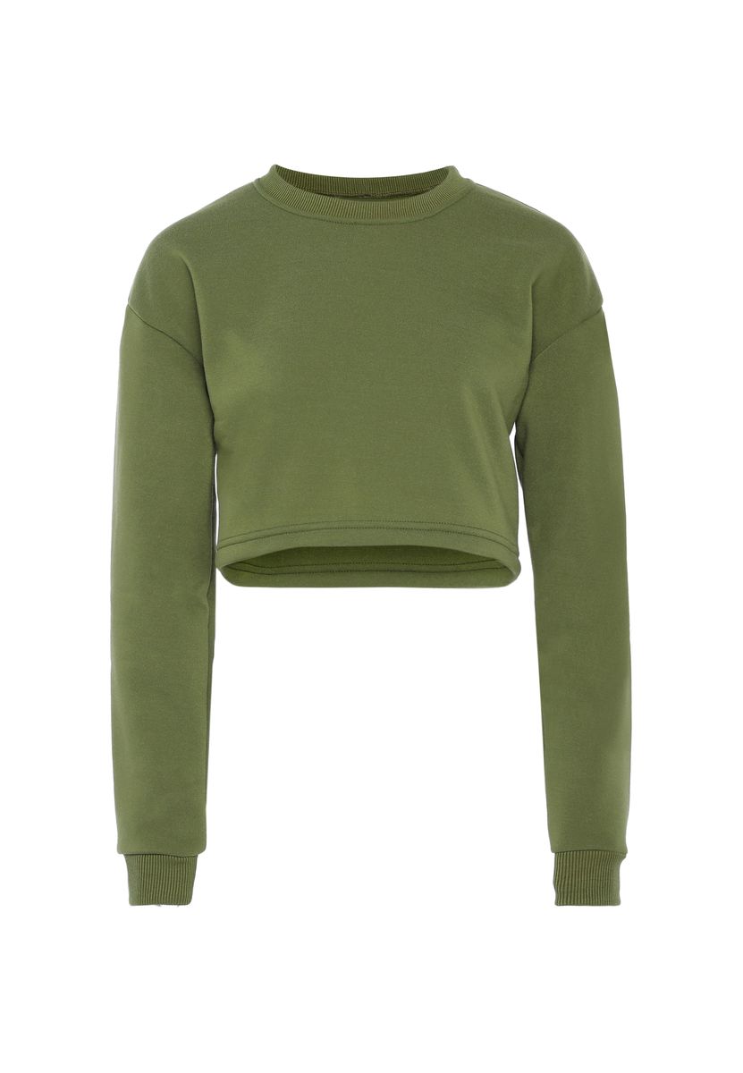 Kurzes Langarm-Sweatshirt