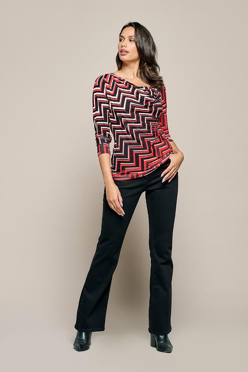 Caitlin Print Top Rot / Multi