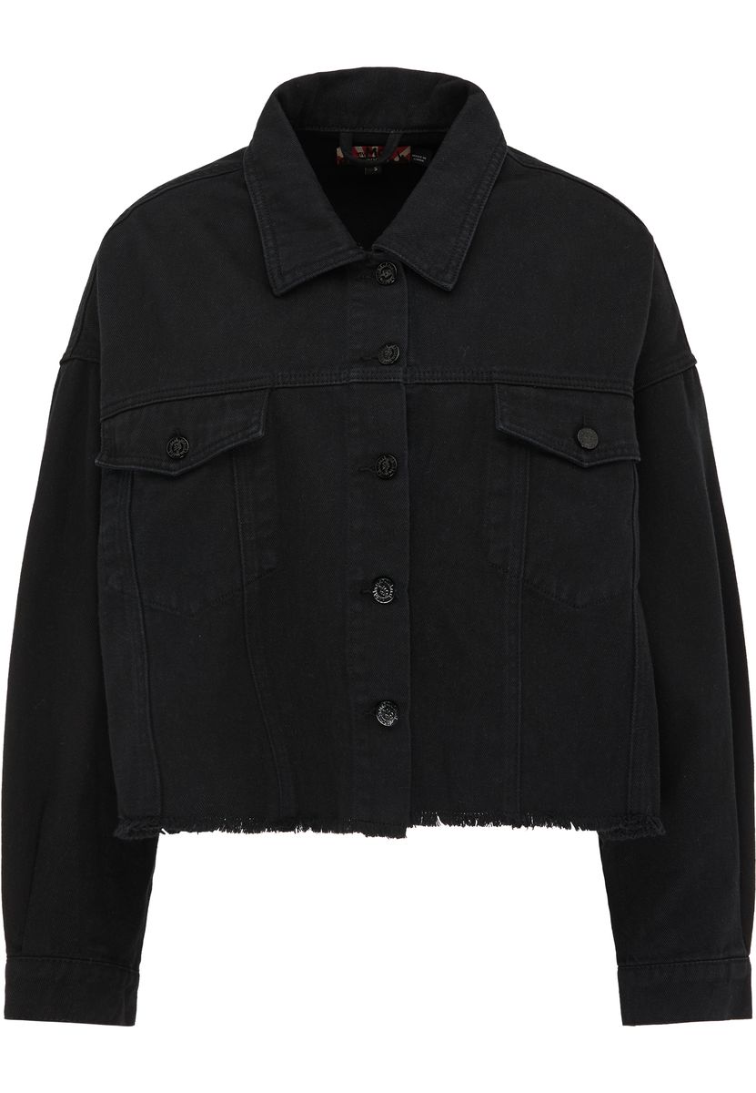Mymo Jeansjacke Damen schwarz
