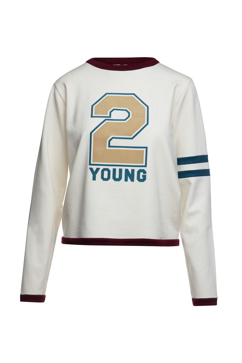 Sportliches Langarm-Sweatshirt mit Zahl