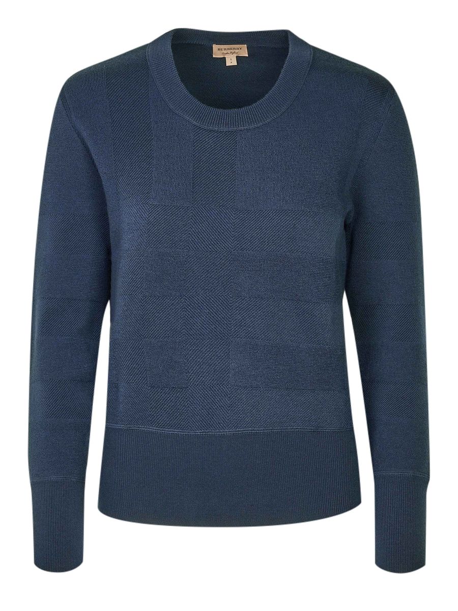 Strukturierter Strickpullover aus Baumwollmischung