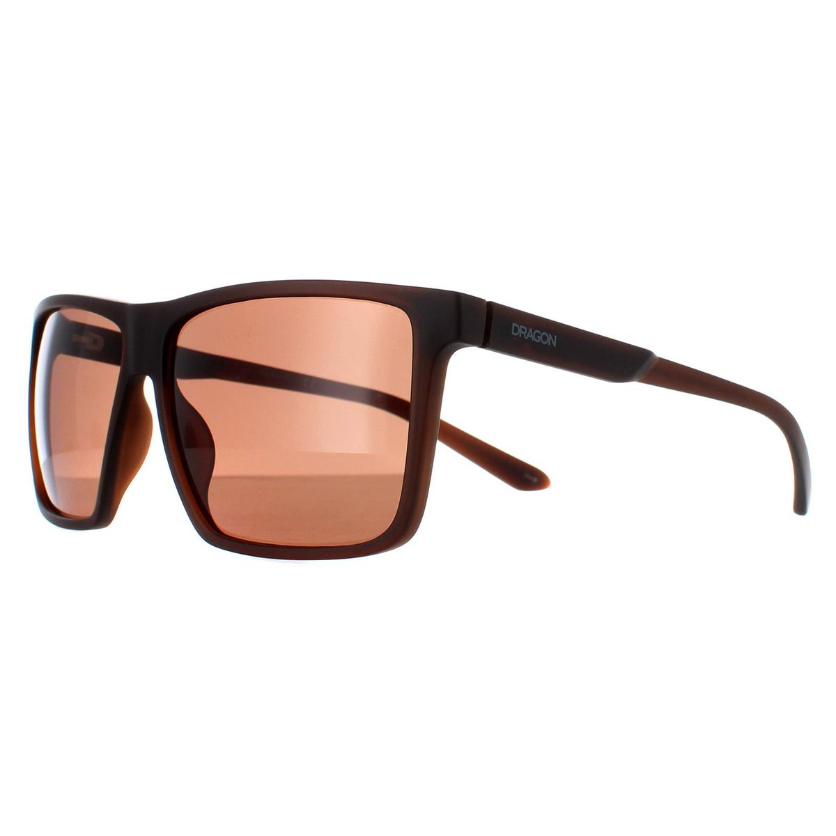 Moderne rechteckige Sonnenbrille in Matt-Optik