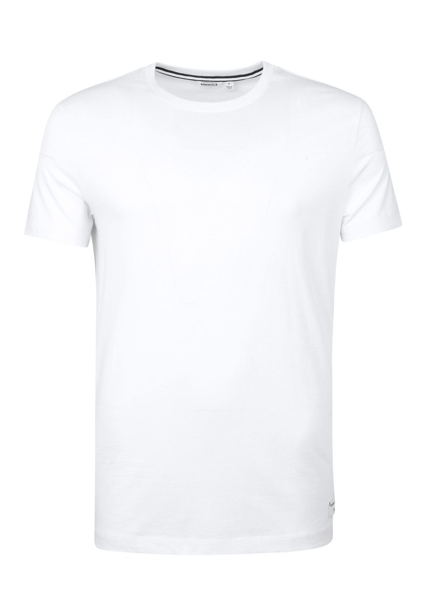 Klassisches Kurzarm-T-Shirt mit Rundhalsausschnitt