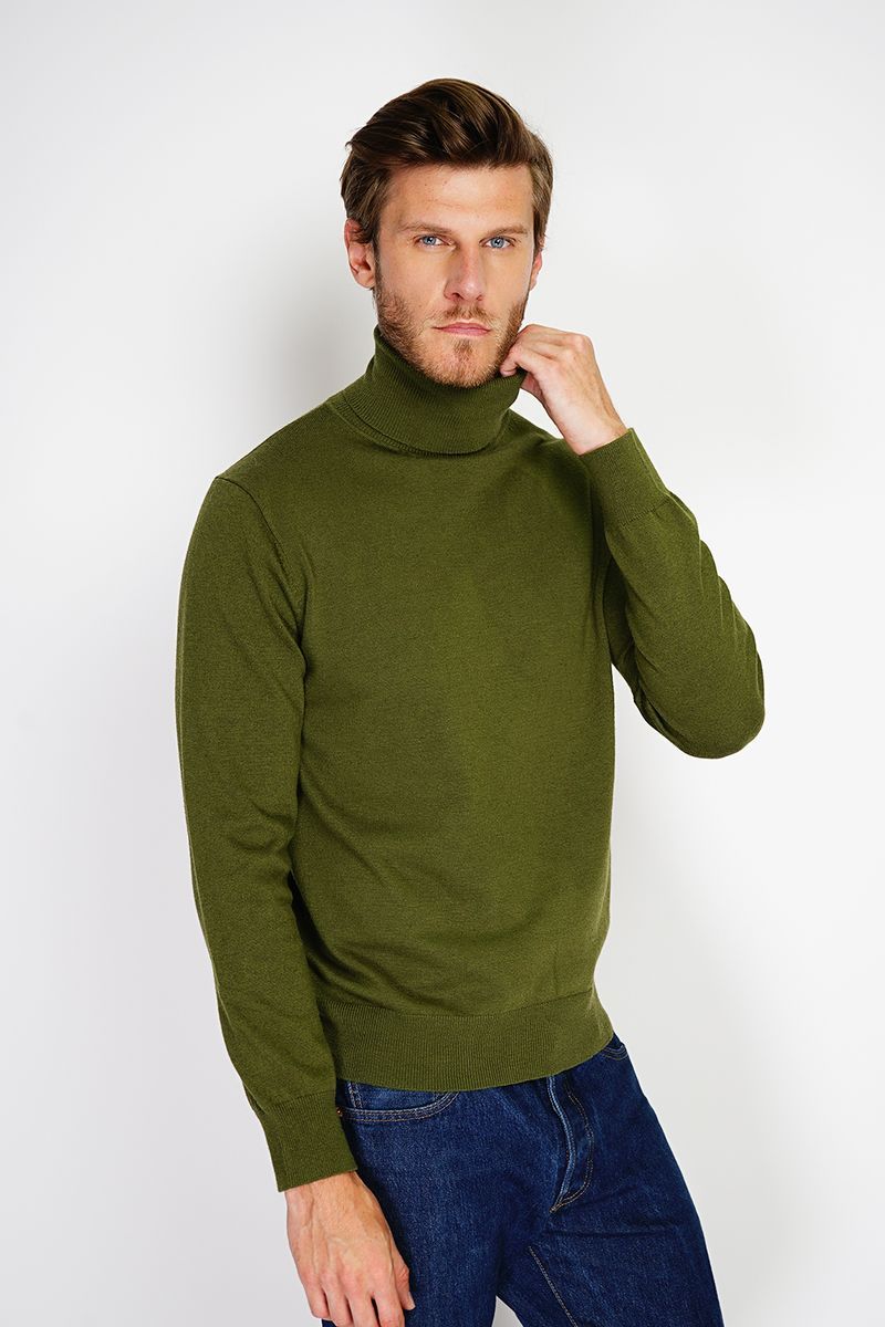 Klassischer, feiner Rollkragenpullover