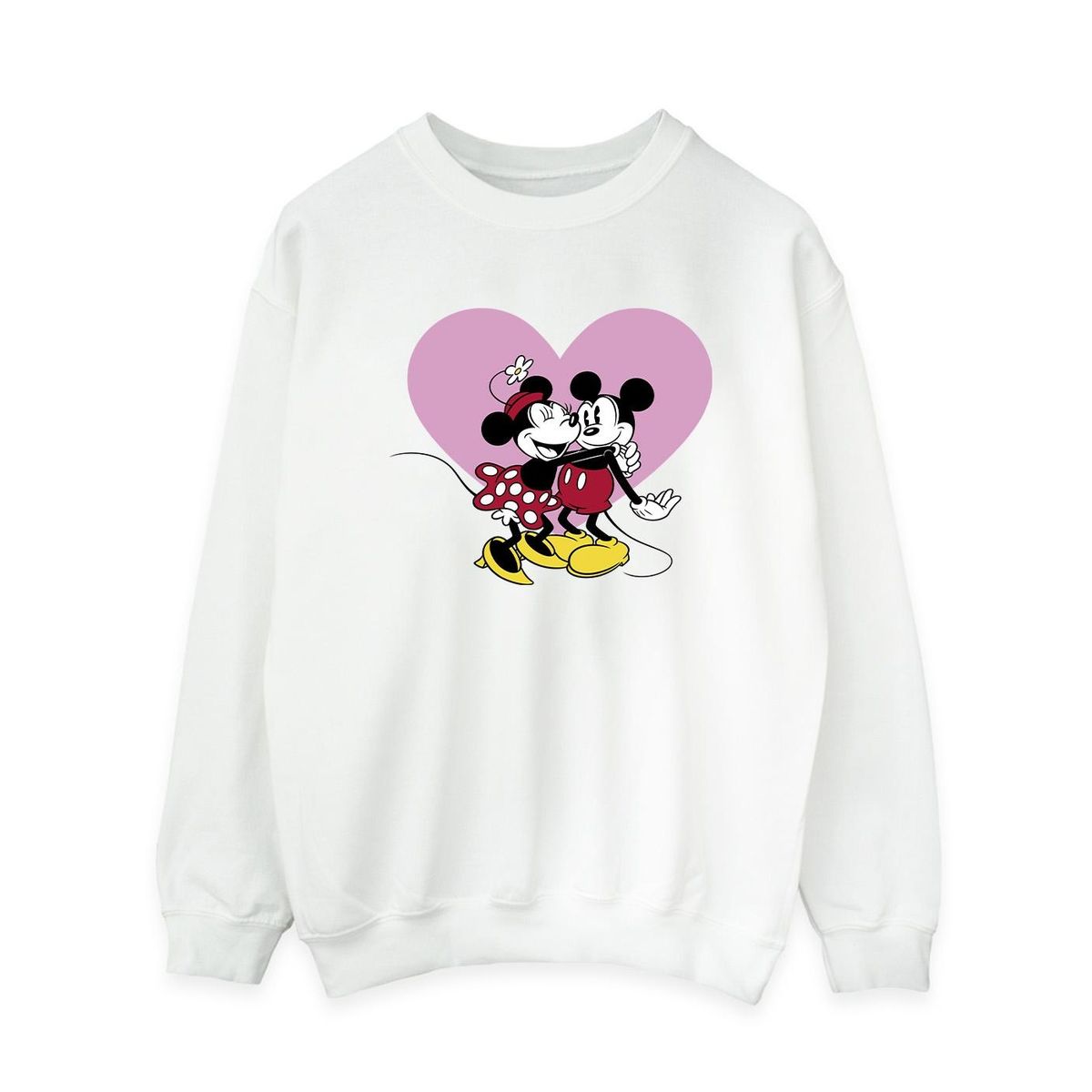 Mickey und Minnie Mouse Grafik-Sweatshirt