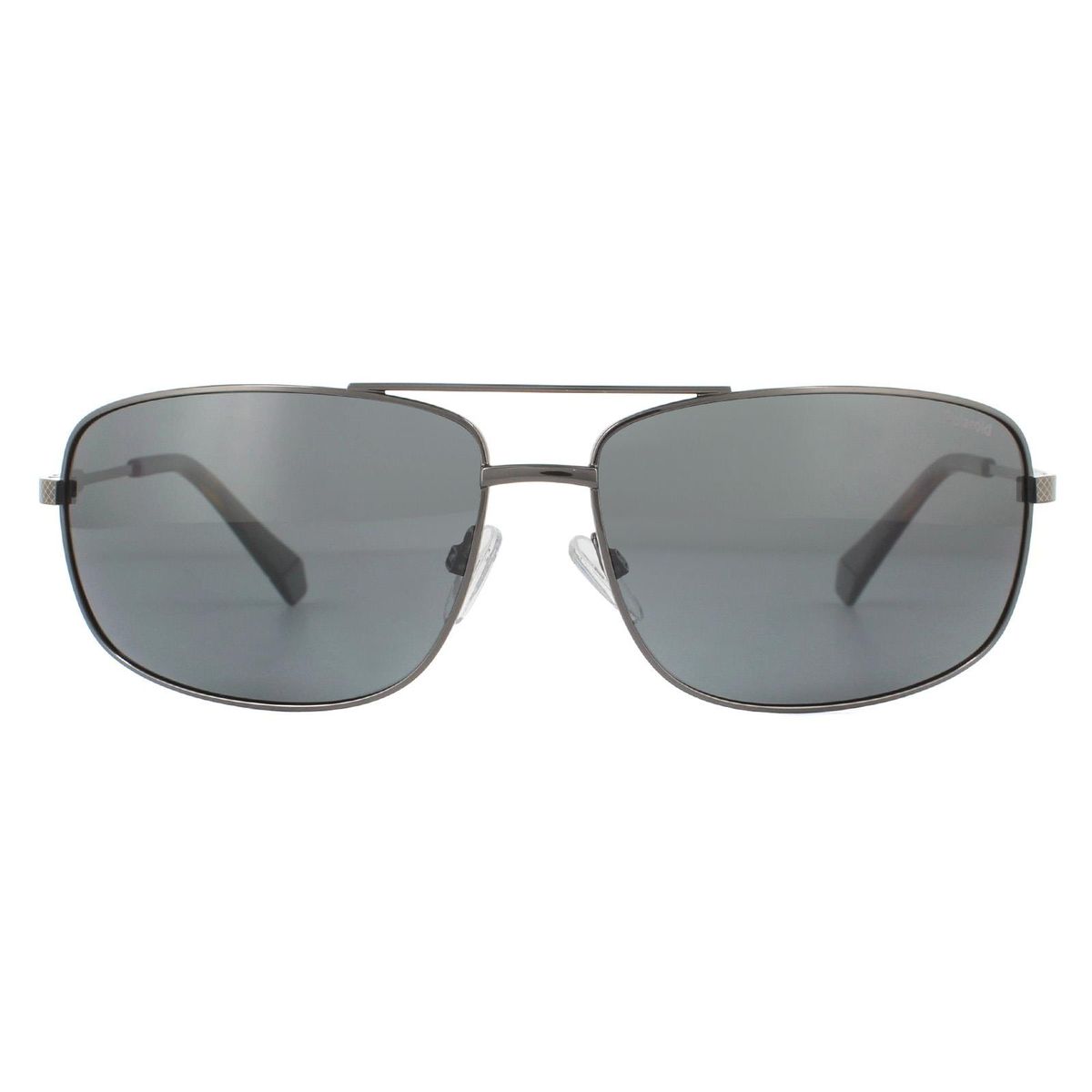 Herren Rechteckige Doppelsteg Sonnenbrille