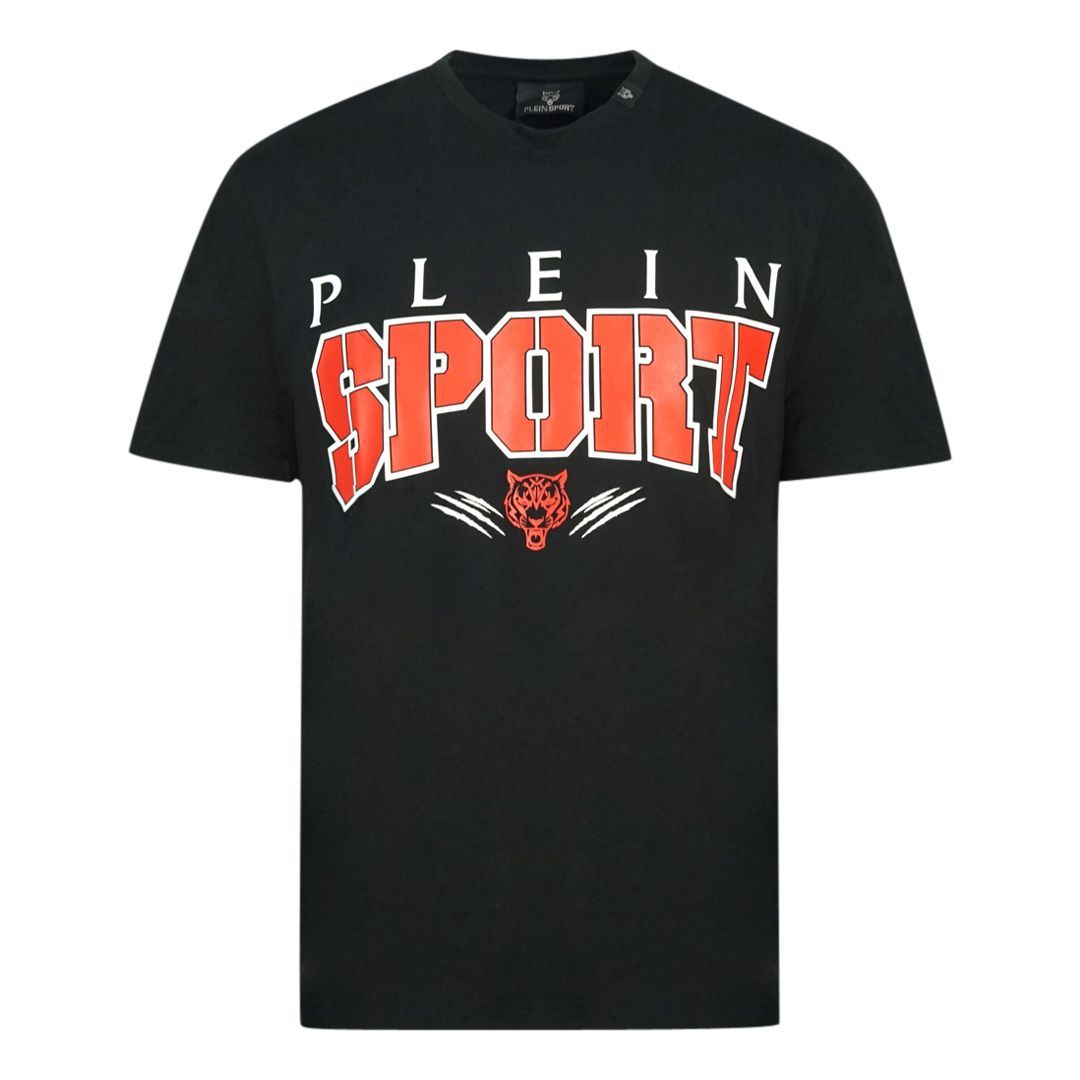 T-Shirt mit auffälligem Sport-Logo