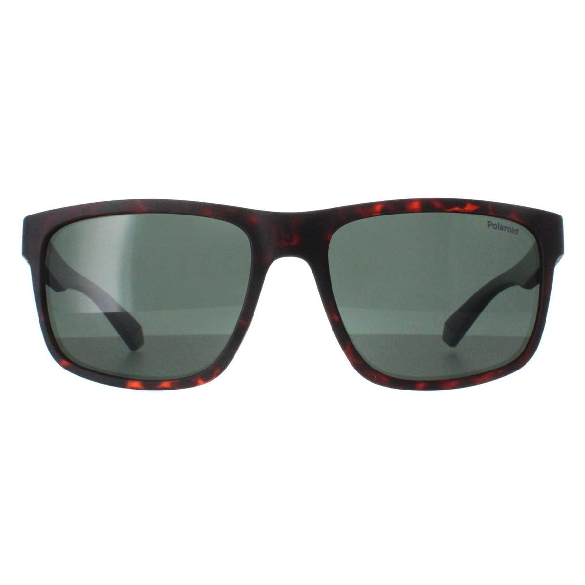 Herren Rechteckige Havana Sonnenbrille