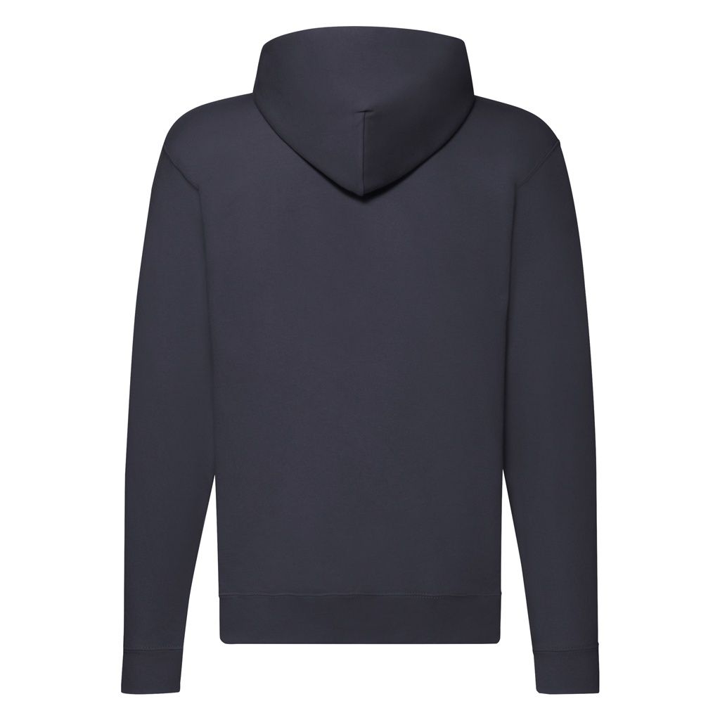 Klassischer Kapuzenpullover mit Reißverschluss