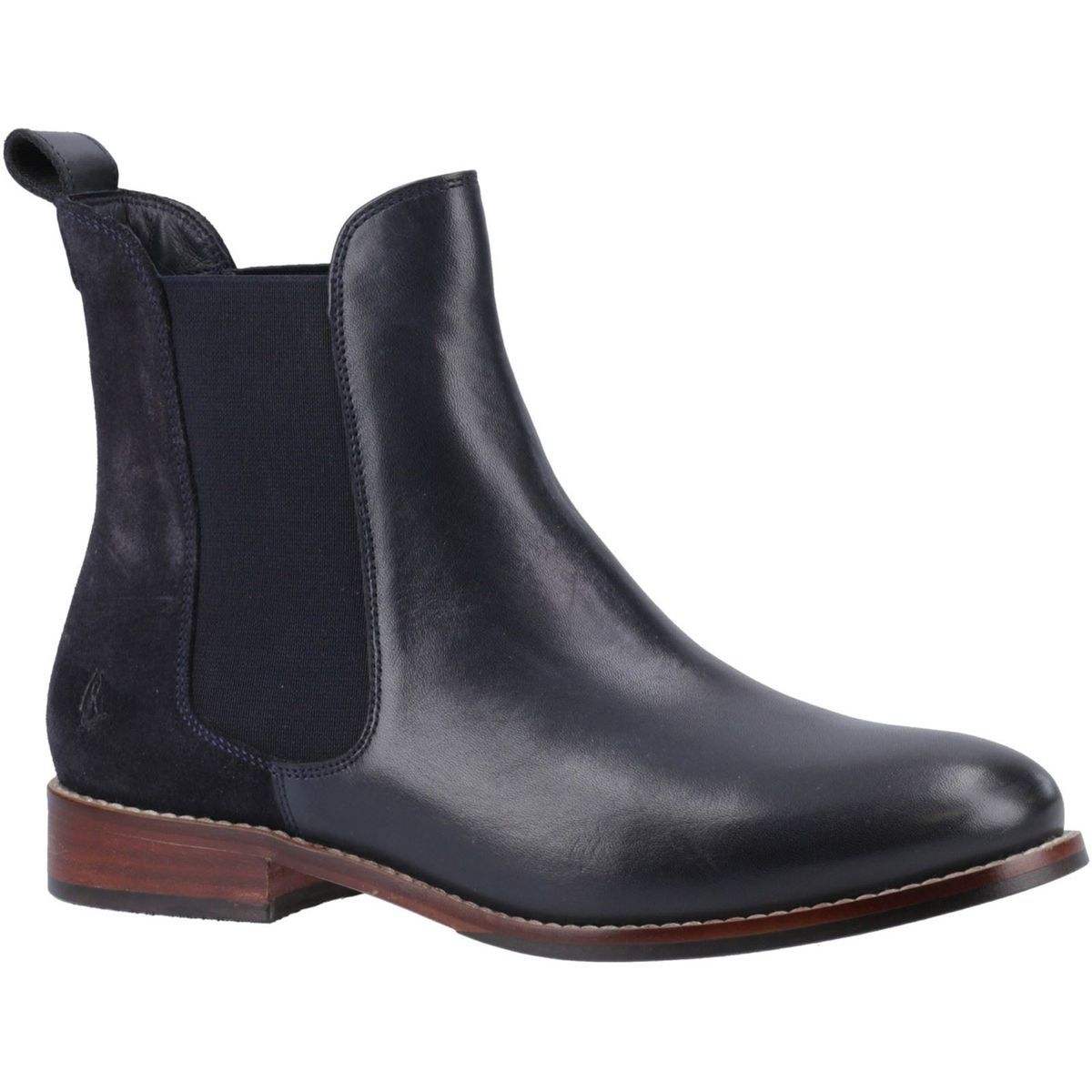 Hush Puppies Colette Wildleder Damen Navy Stiefel