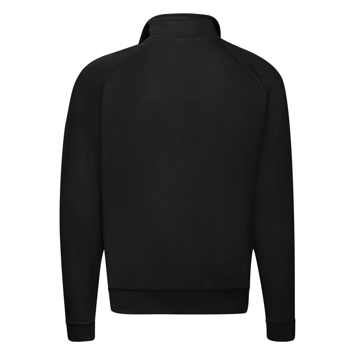 Klassisches Raglan-Sweatshirt mit Reißverschluss