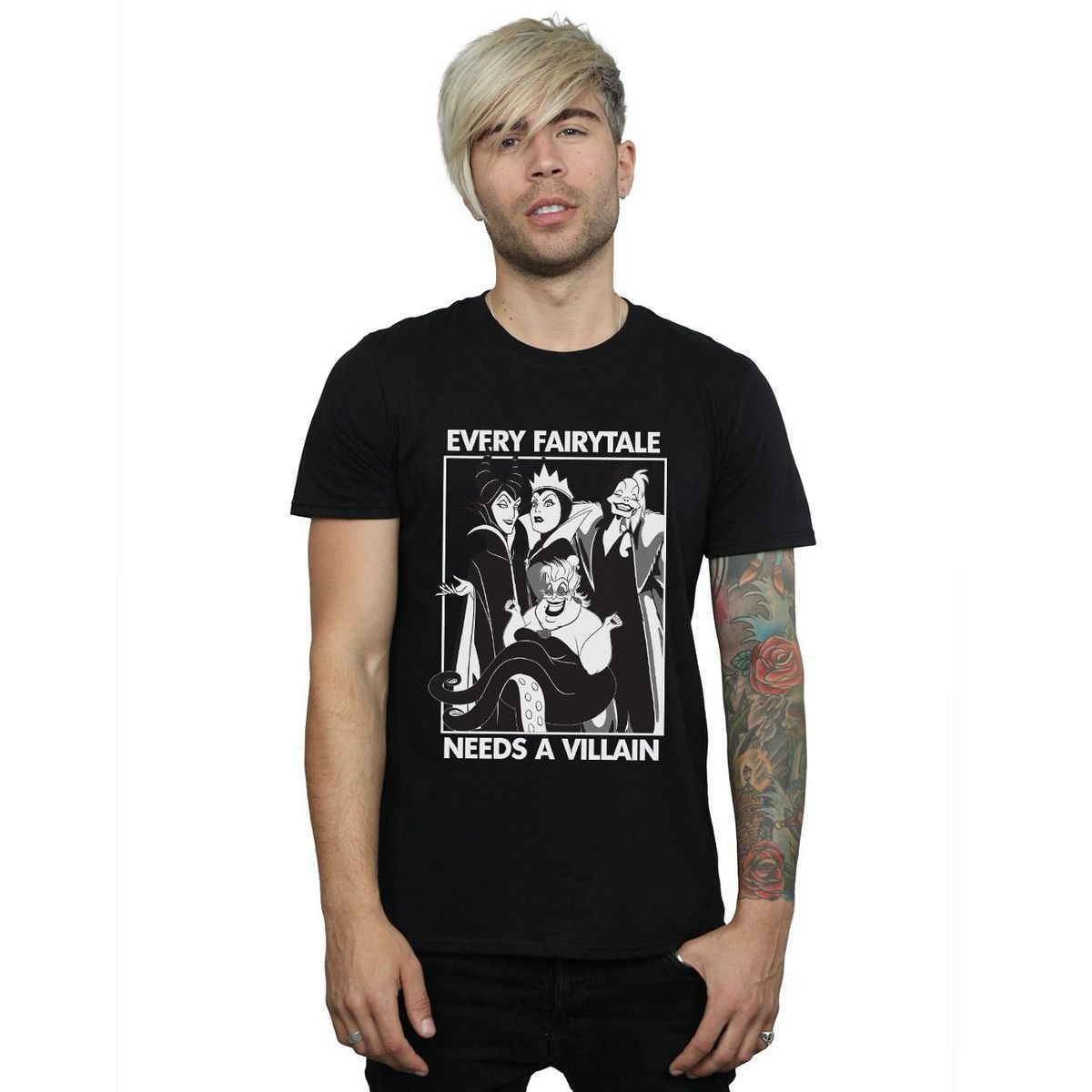 Grafik-T-Shirt mit weiblichen Disney-Schurken