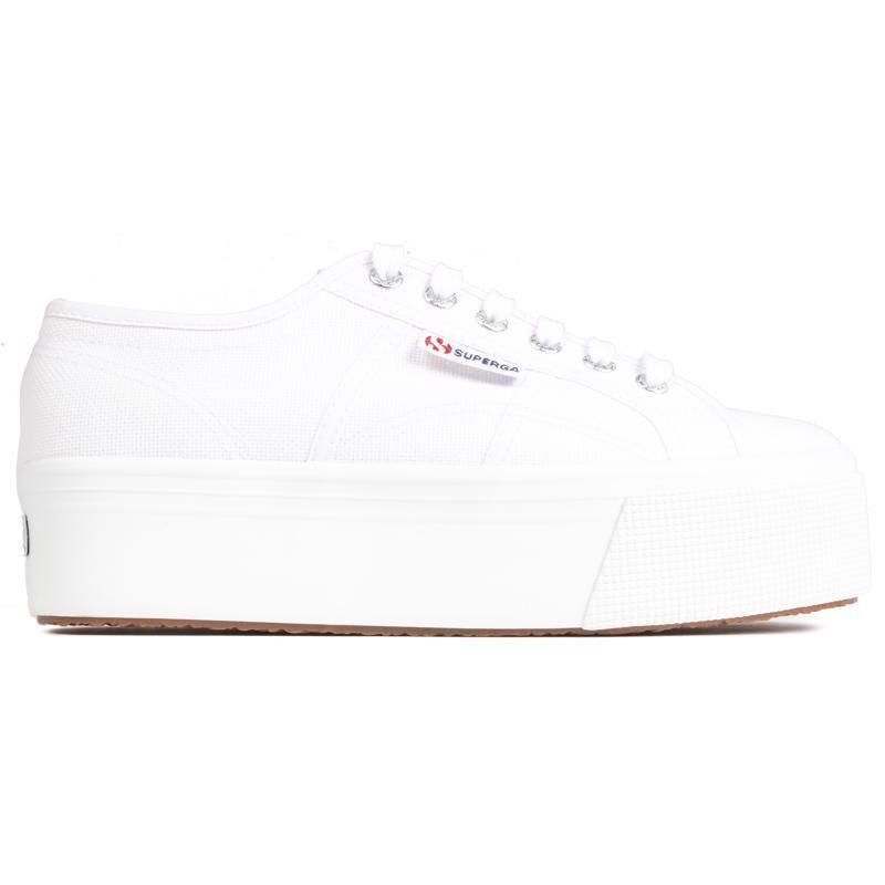 Damen Canvas Plateau Sneakers