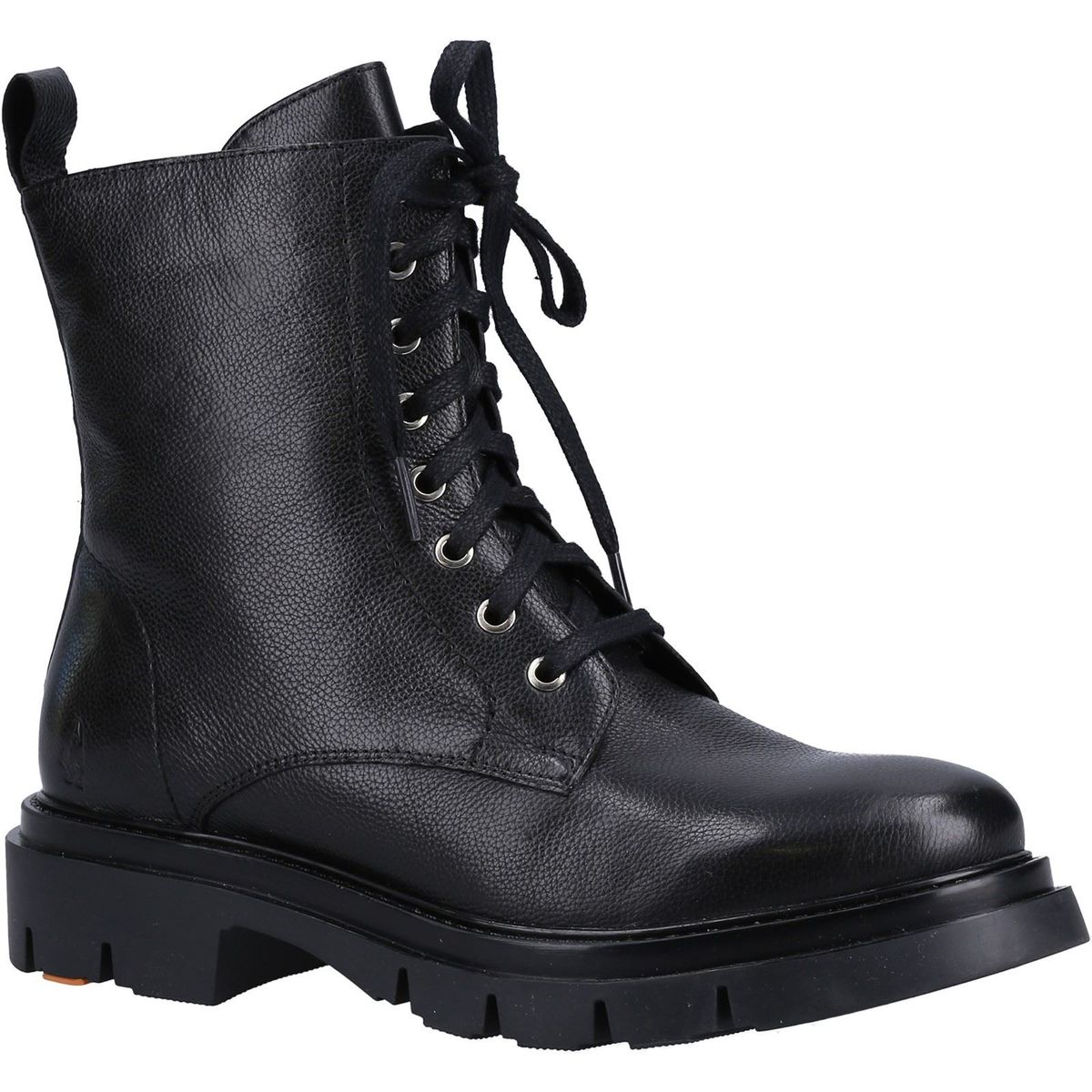 Hush Puppies Rhea Leder Damen Schwarz Stiefel