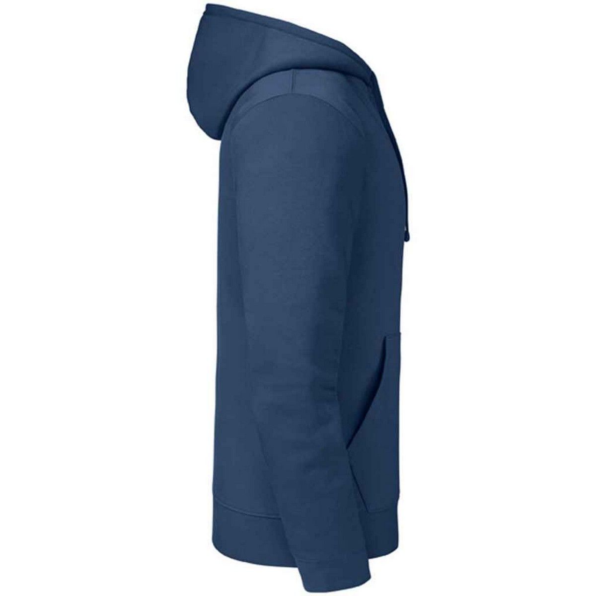 Klassischer Kapuzenpullover aus angerautem Fleece