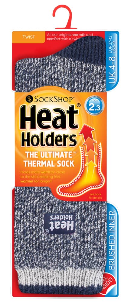 Grob gestrickte Thermo-Stiefelsocken