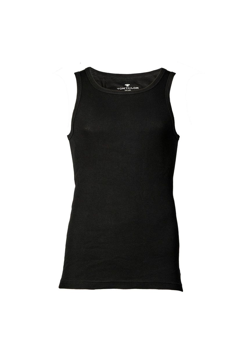 Klassisches geripptes Baumwoll-Tanktop Set