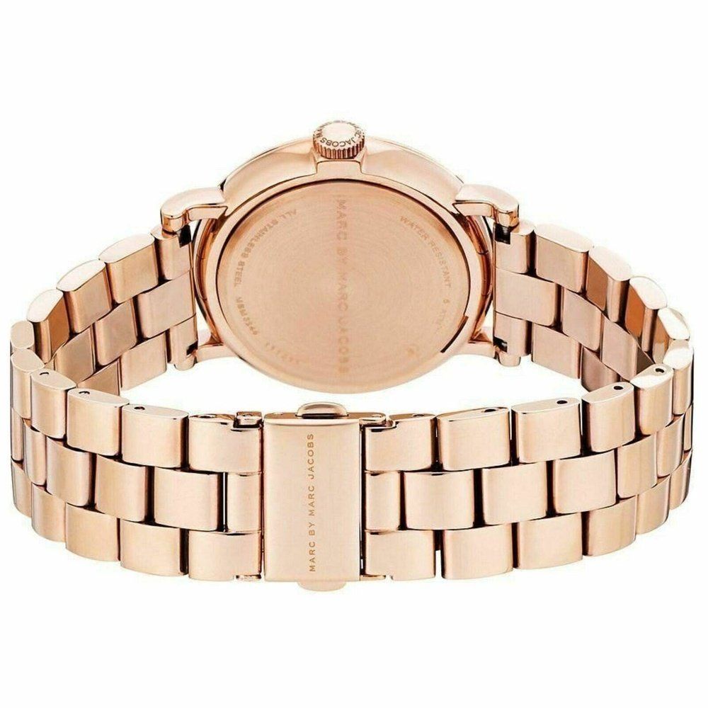 Roségoldene Baker Armbanduhr
