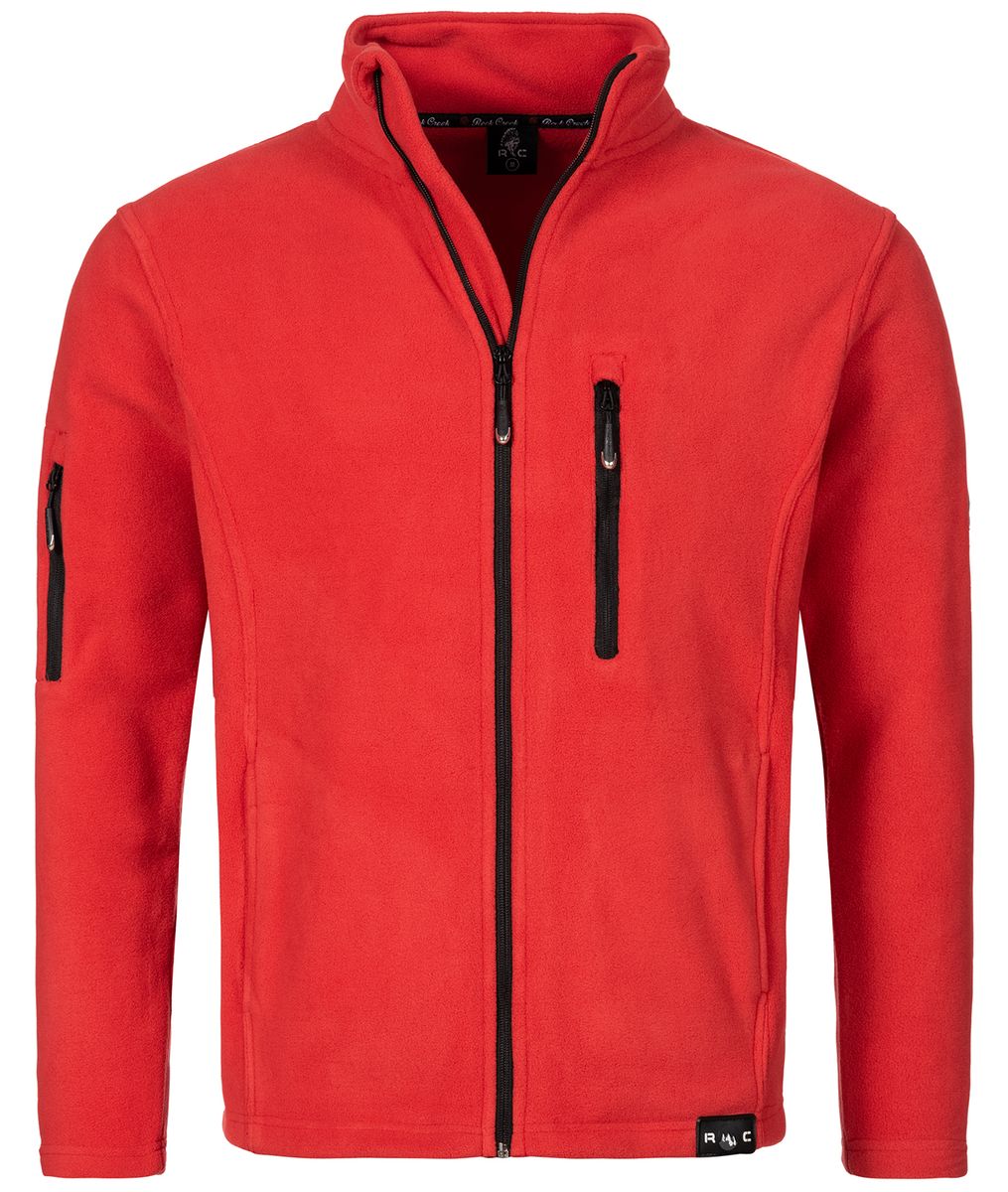 Herren Fleecejacke mit durchgehendem Reißverschluss