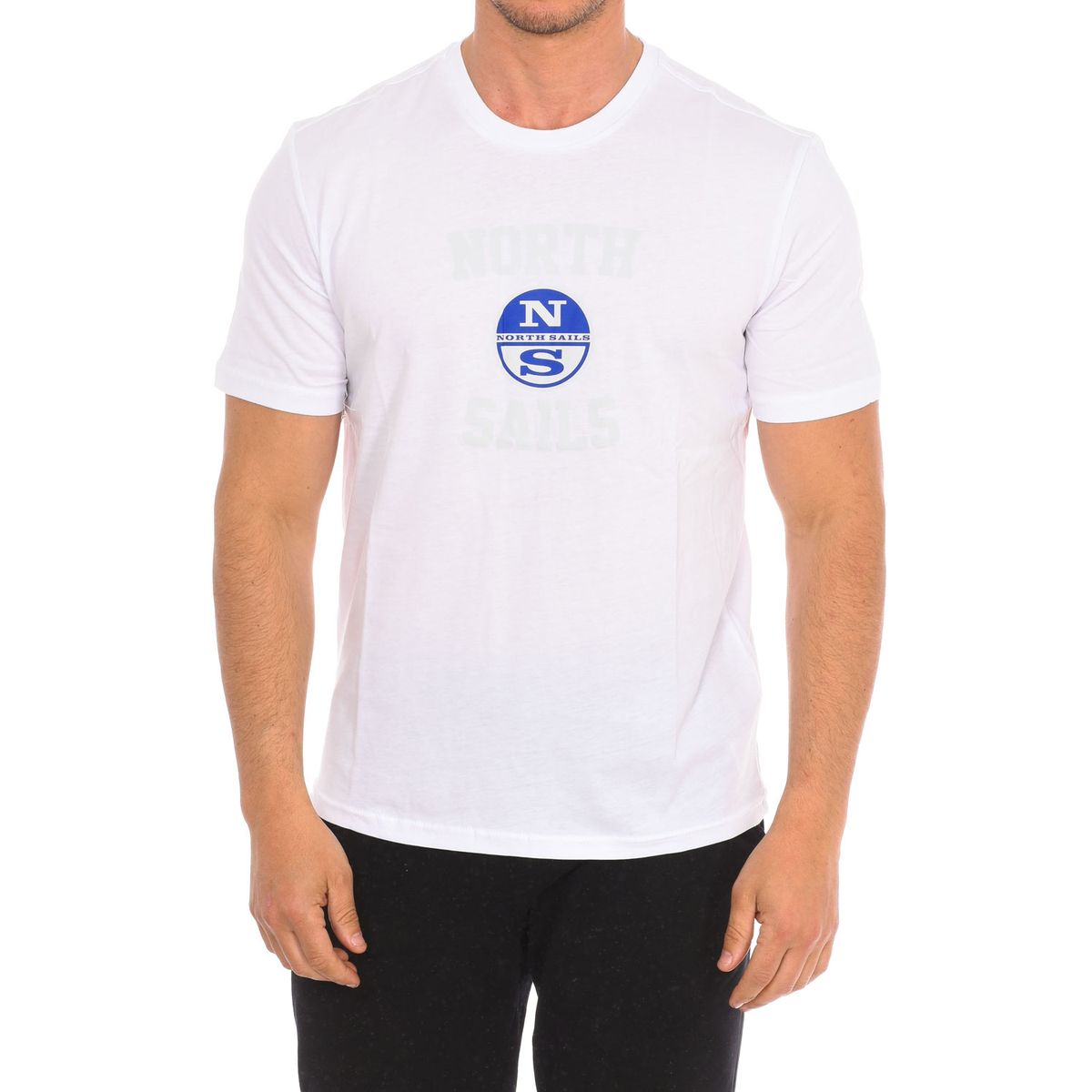 Lässiges Kurzarm-Logo-T-Shirt