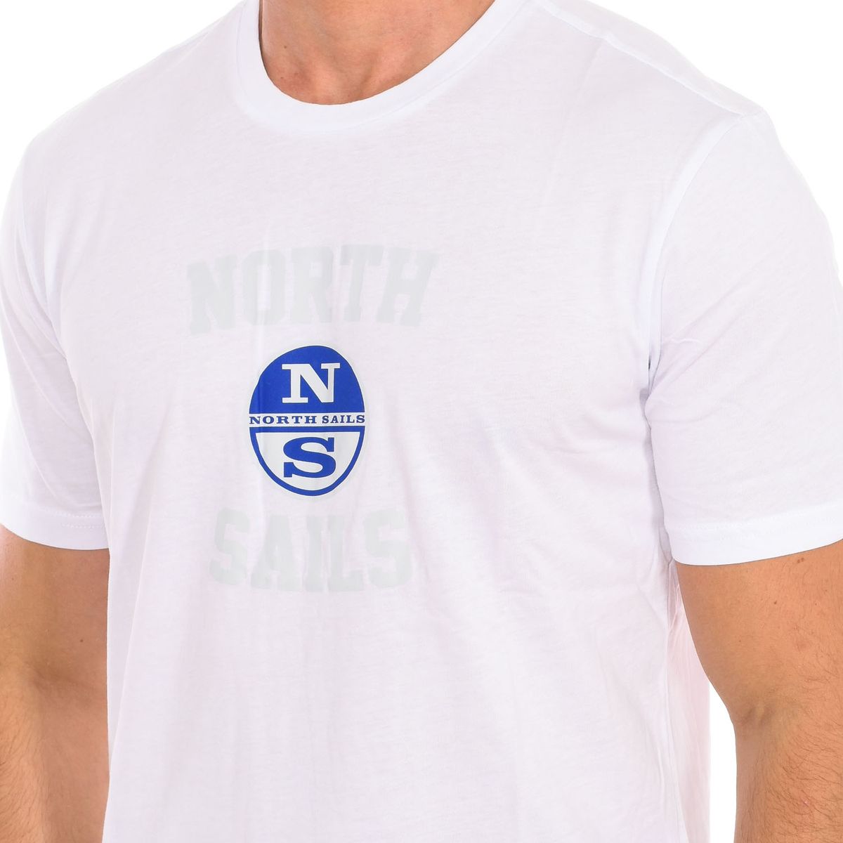 T-Shirt mit Logo-Print und Rundhals