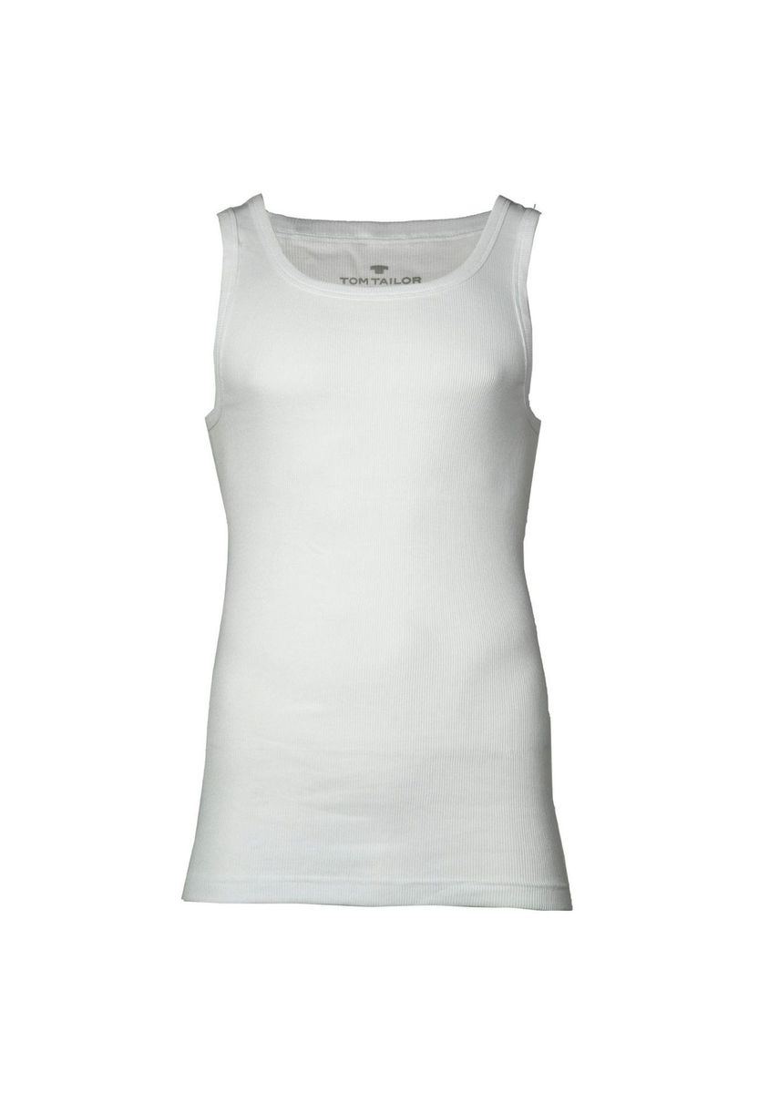 Herren Baumwoll Tank Top Rippstruktur Doppelpack