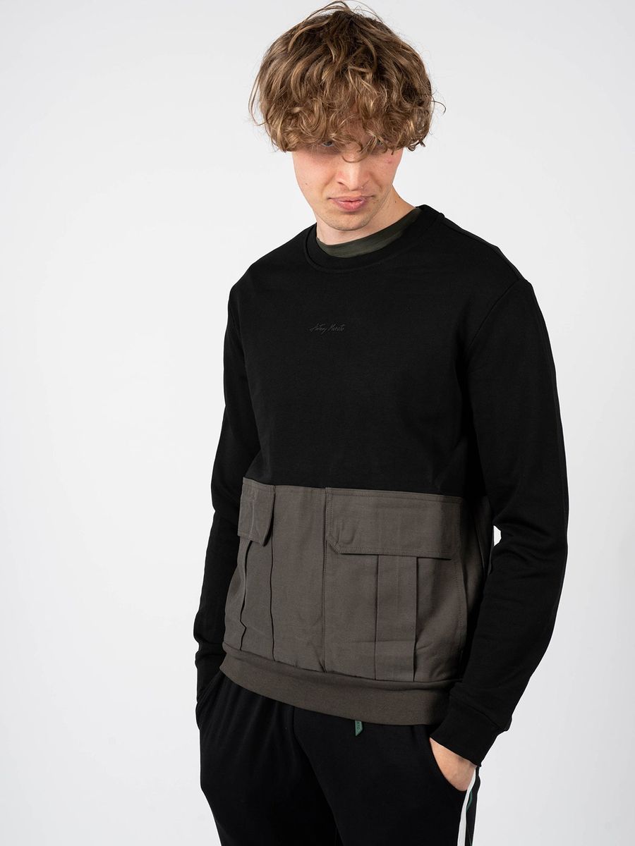 Sweatshirt mit Utility-Brusttaschen