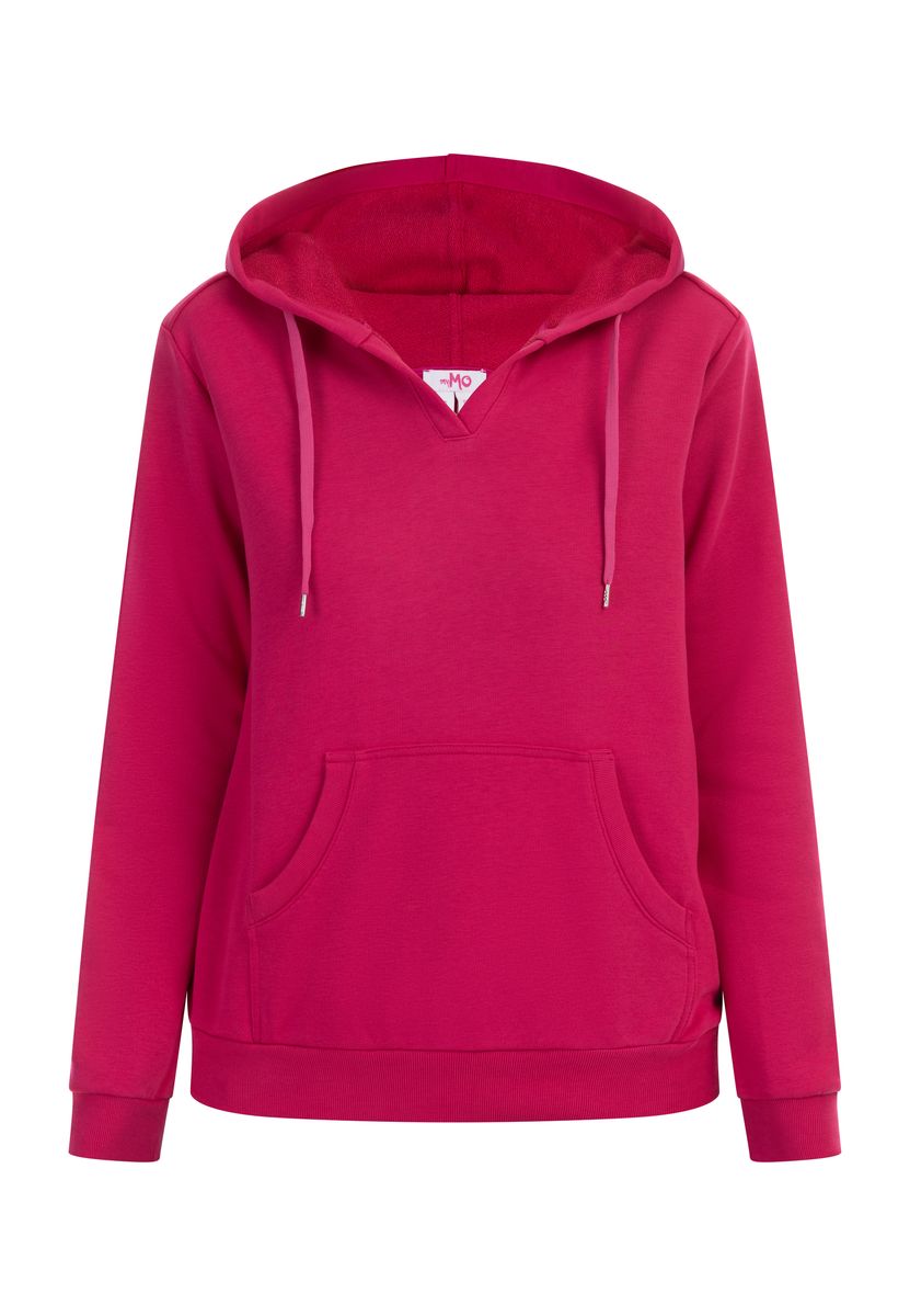 Mymo Kapuzenpullover Damen Rosa