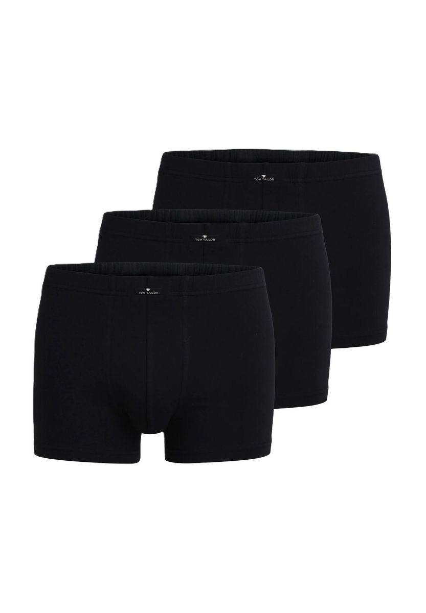 Klassische schwarze Boxerbriefs aus Baumwollmischung