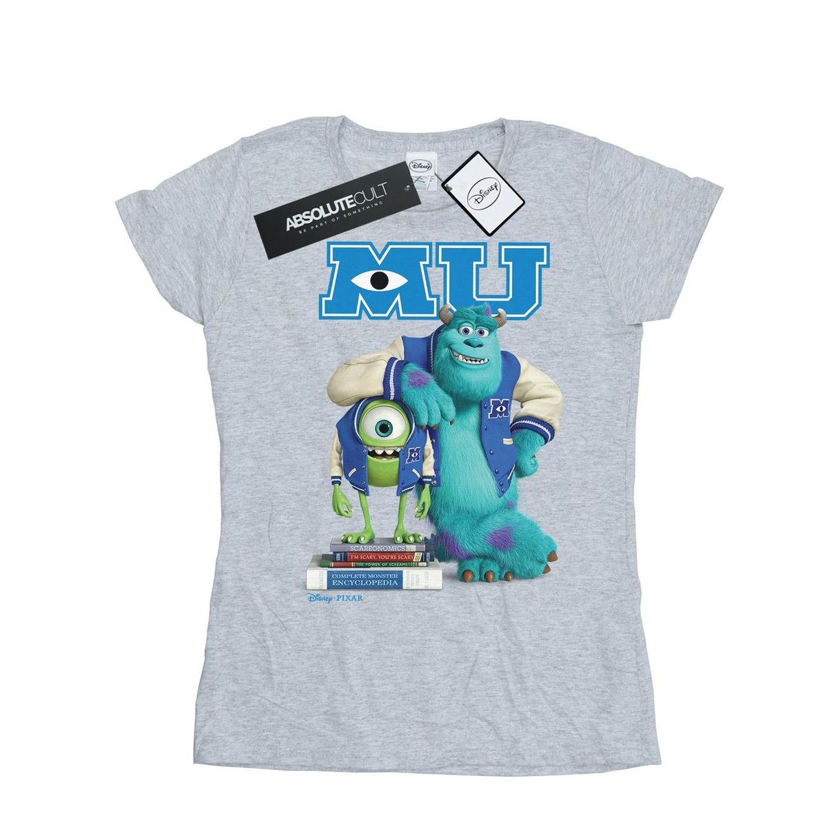 Disney - "Monsters University" T-Shirt für Damen (Grau)
