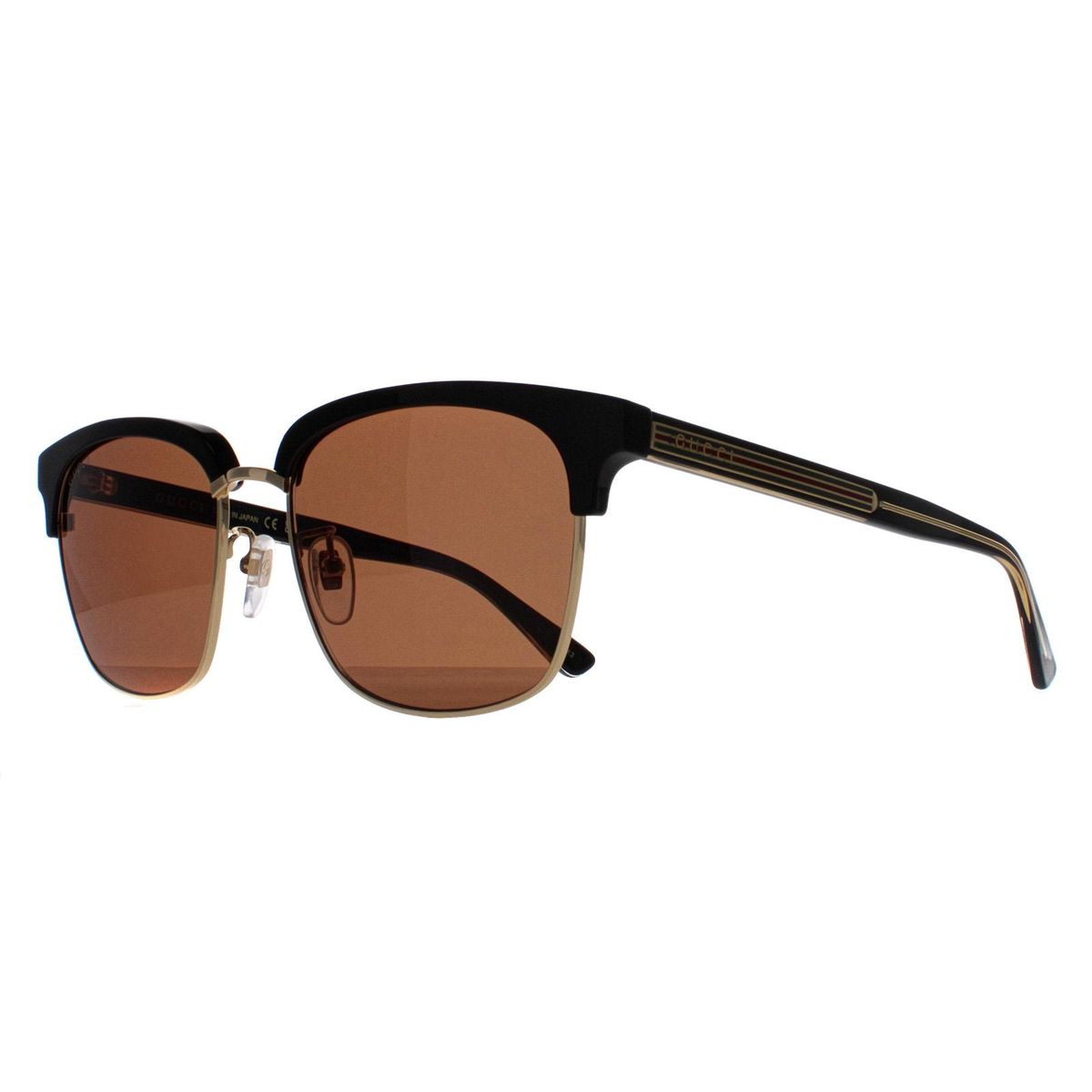 Klassische Rechteckige Browline-Sonnenbrille